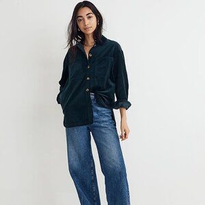 Madewell Corduroy Kentwood Oversized Shirt-Jacket Size M